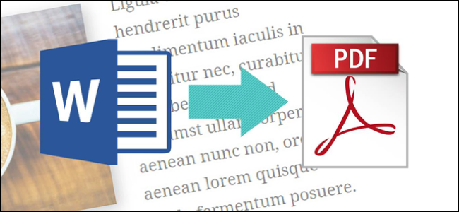 Convert Word documents to PDF